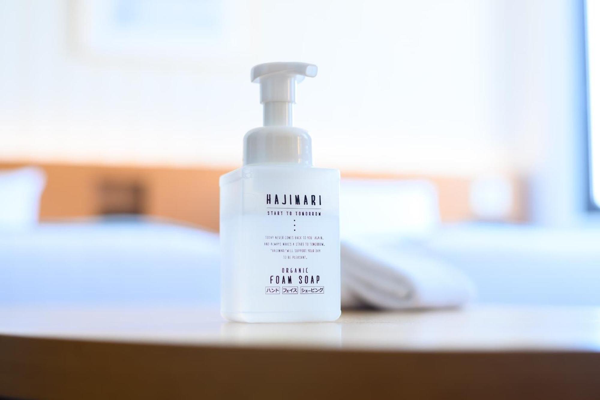 Kanazawa Tokyu Hotel Exterior photo A bottle of foam soap